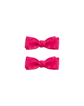 Pink Fiesta Bow Clips